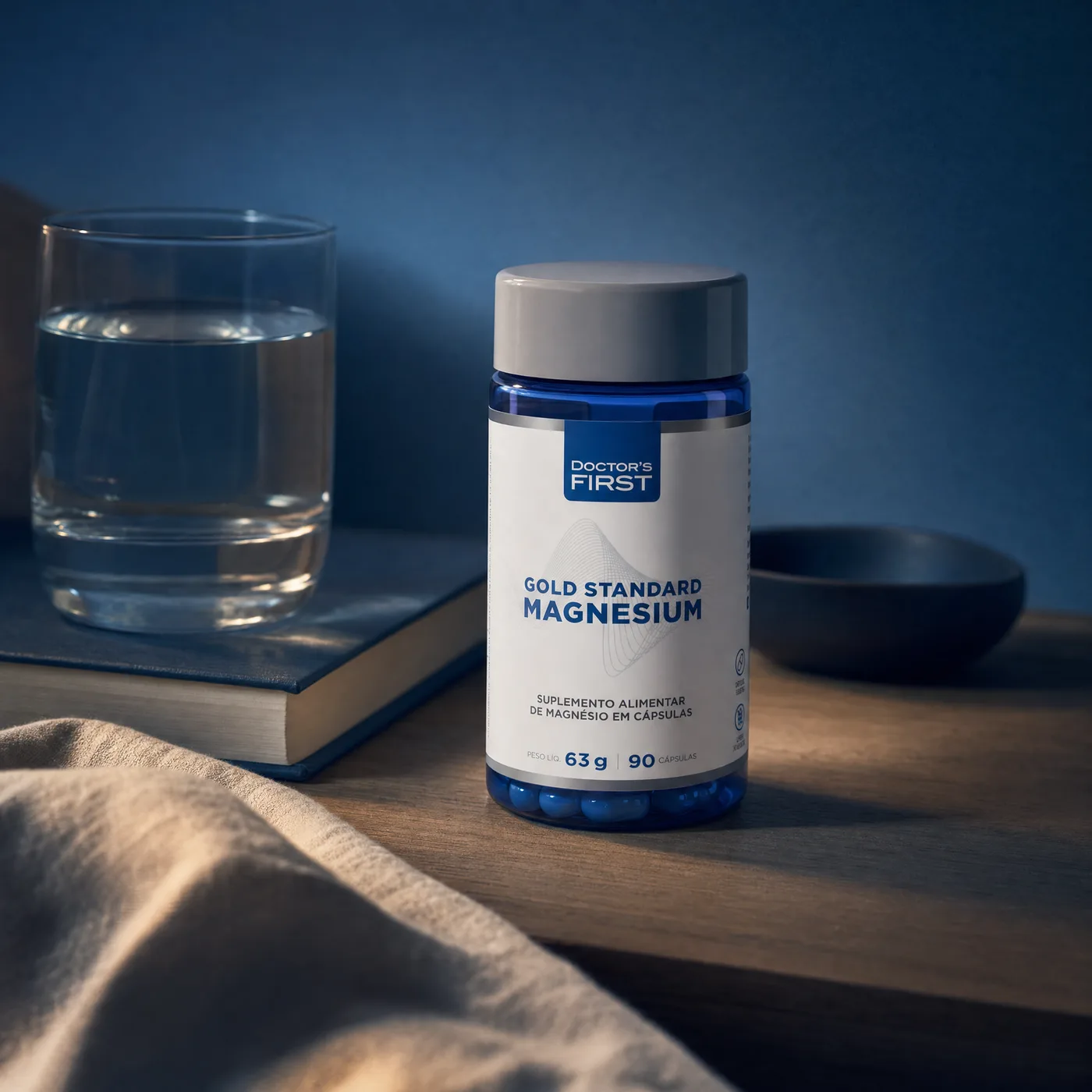 Gold Standard Magnesium em uma cena de fim de dia