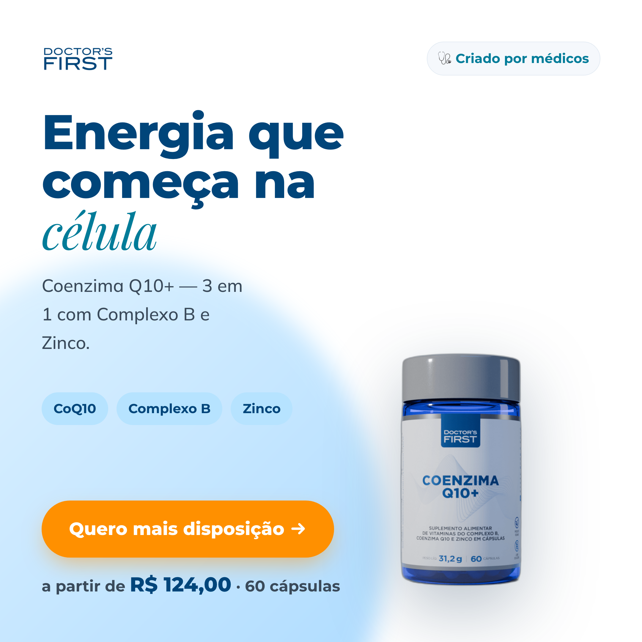 Estático de produto — Coenzima Q10+